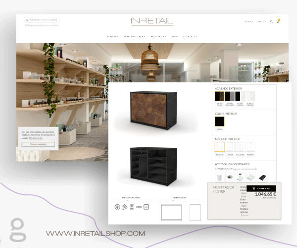 Tienda online de mostradores