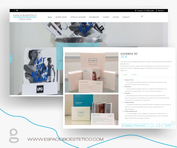 Tienda online de tratamiento facial